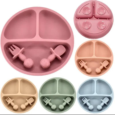 Baby Silicone Plate Set - Emporium WRJJ