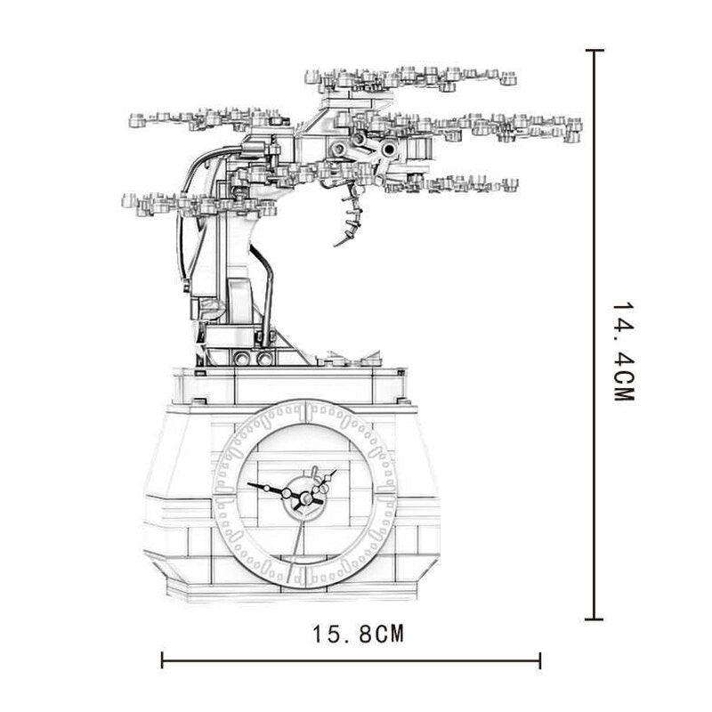 Bonsai Clock Building Blocks - Emporium WRJJ