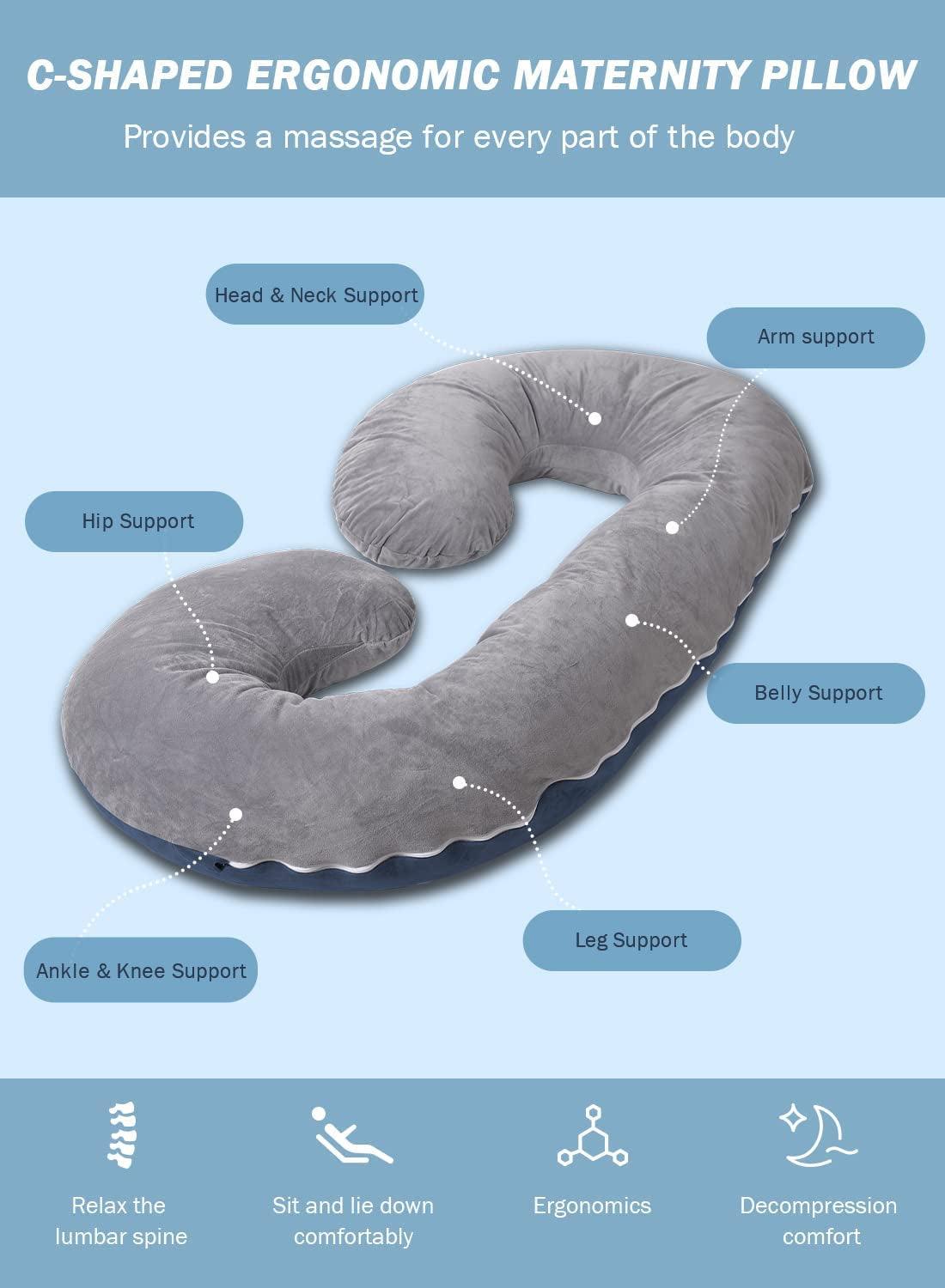 C-Shaped Body Pregnancy Pillow - Emporium WRJJ