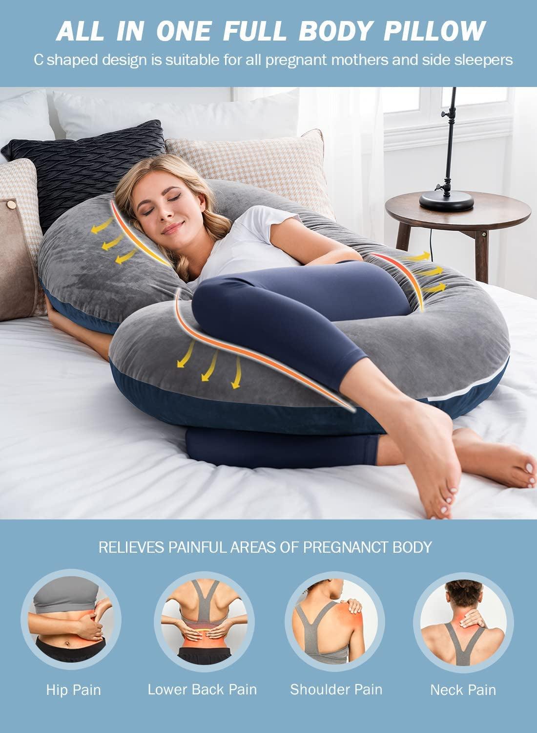 C-Shaped Body Pregnancy Pillow - Emporium WRJJ