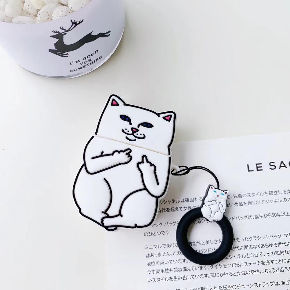 Cartoon Cat AirPods Case - Emporium WRJJ