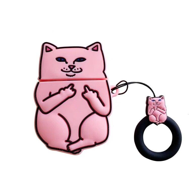 Cartoon Cat AirPods Case - Emporium WRJJ