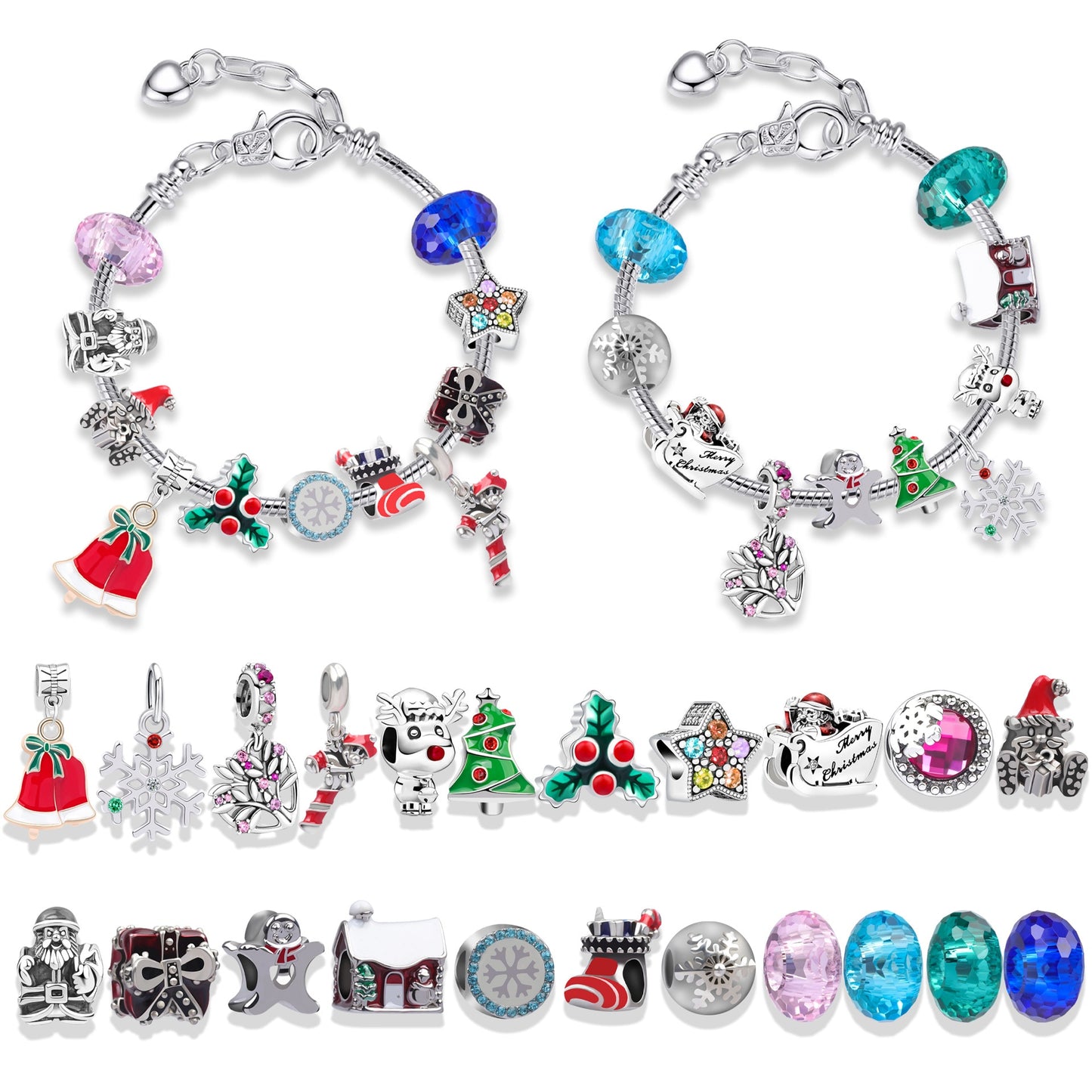 Christmas Countdown Calendar Bracelets - Emporium WRJJ