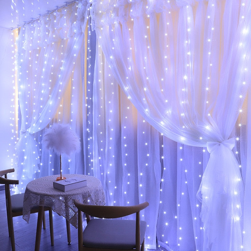 Christmas Curtain Lights - Emporium WRJJ