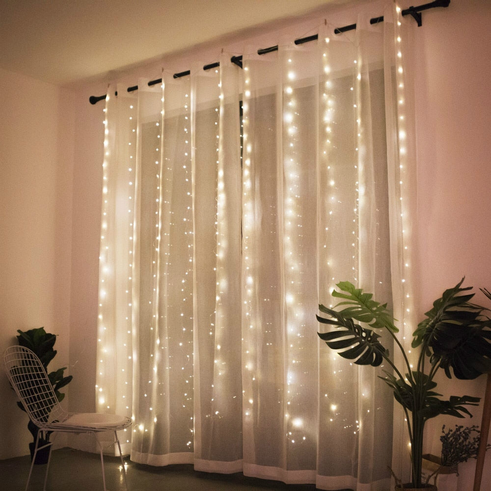 Christmas Curtain Lights - Emporium WRJJ