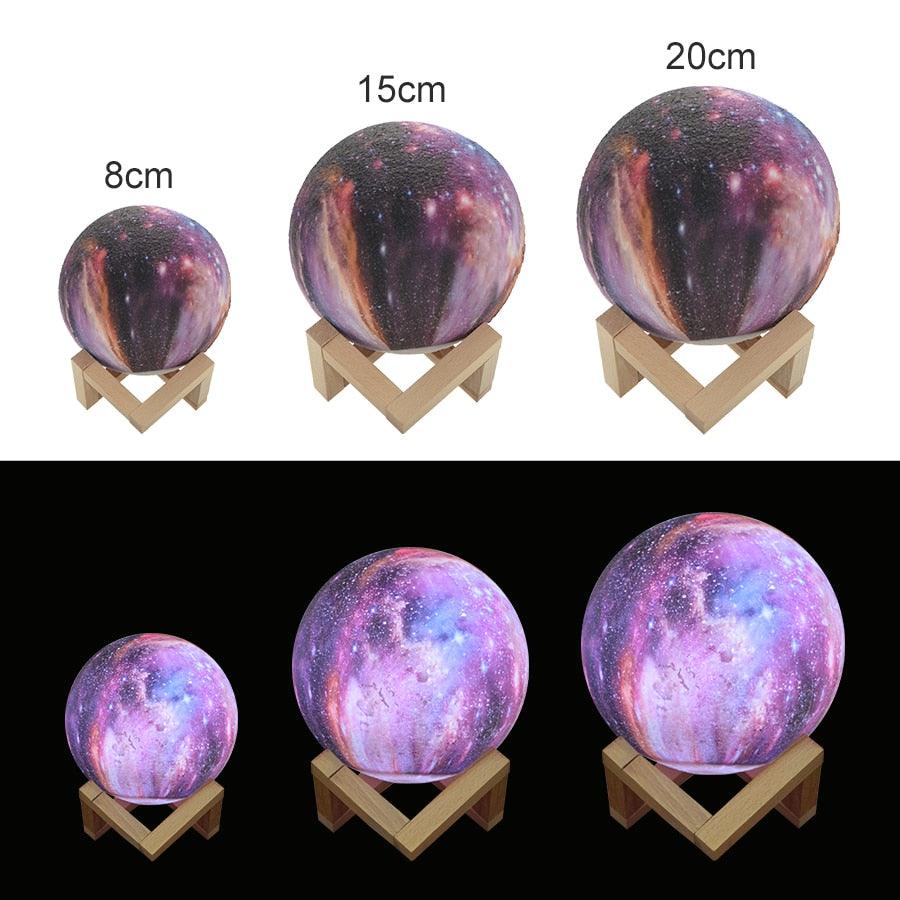 Colorful Starry Sky Moon Lamps - Emporium WRJJ