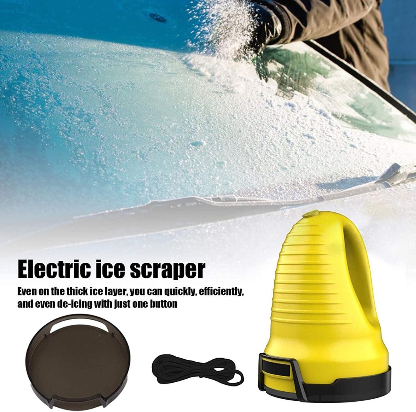 Electric Heated Car Snow Scraper - Emporium WRJJ