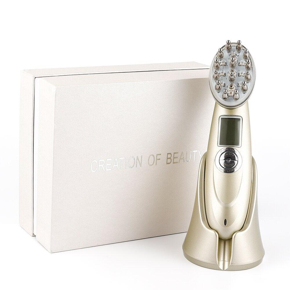 Electric Laser Hair Growth Comb Infrared EMS RF Vibration Massager Microcurrent Hair Care Hair Loss Treatment Hair Regrowth - Emporium WRJJ