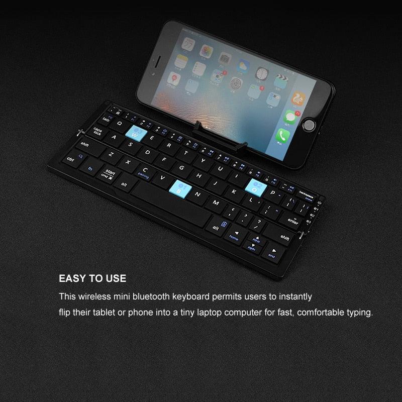 Mini Foldable Bluetooth Keyboard - Emporium WRJJ