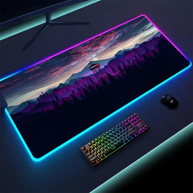 Non-slip RGB Gaming Pad - Emporium WRJJ