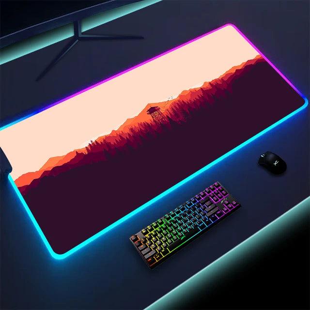 Non-slip RGB Gaming Pad - Emporium WRJJ