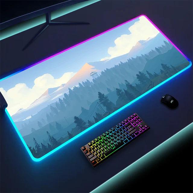 Non-slip RGB Gaming Pad - Emporium WRJJ