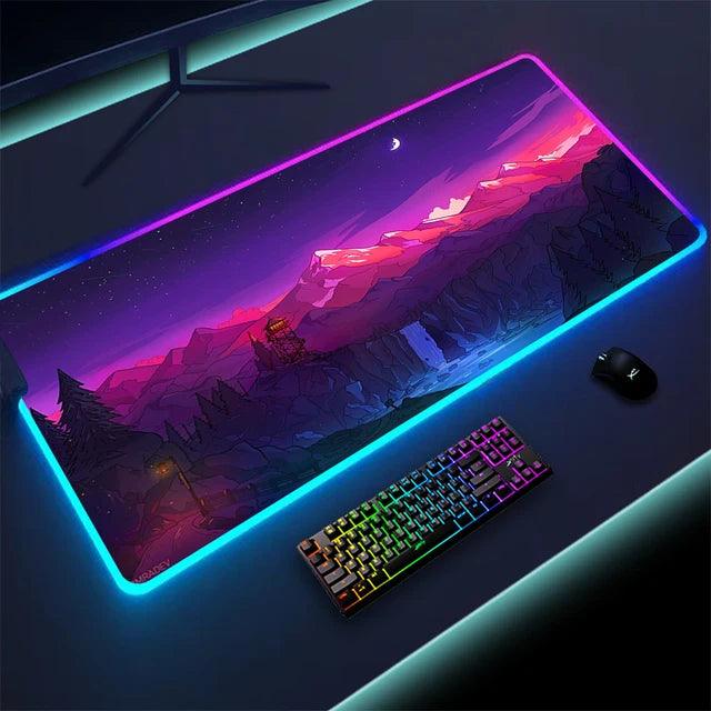 Non-slip RGB Gaming Pad - Emporium WRJJ