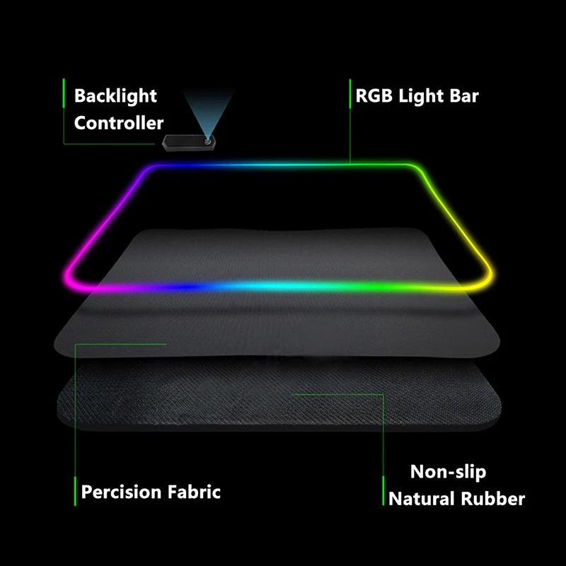 Non-slip RGB Gaming Pad - Emporium WRJJ