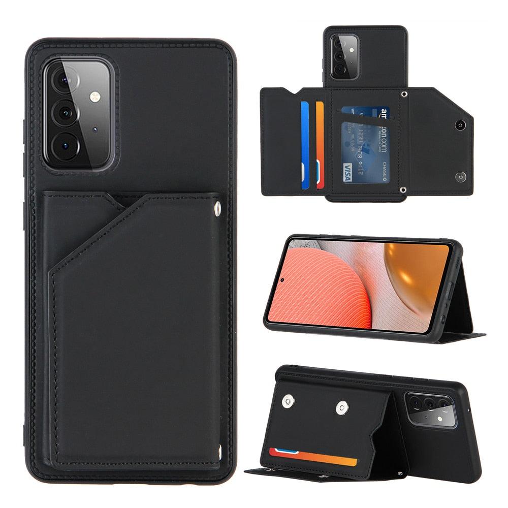 PU Leather Wallet Case For Samsung - Emporium WRJJ