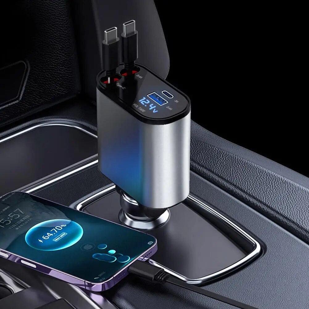 Retractable Car Charger - Emporium WRJJ