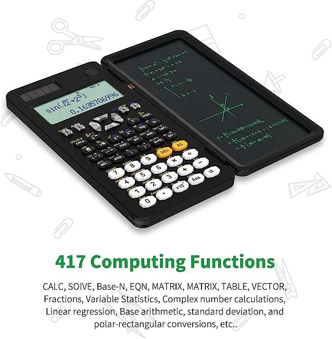 Scientific Calculator with Notepad - Emporium WRJJ