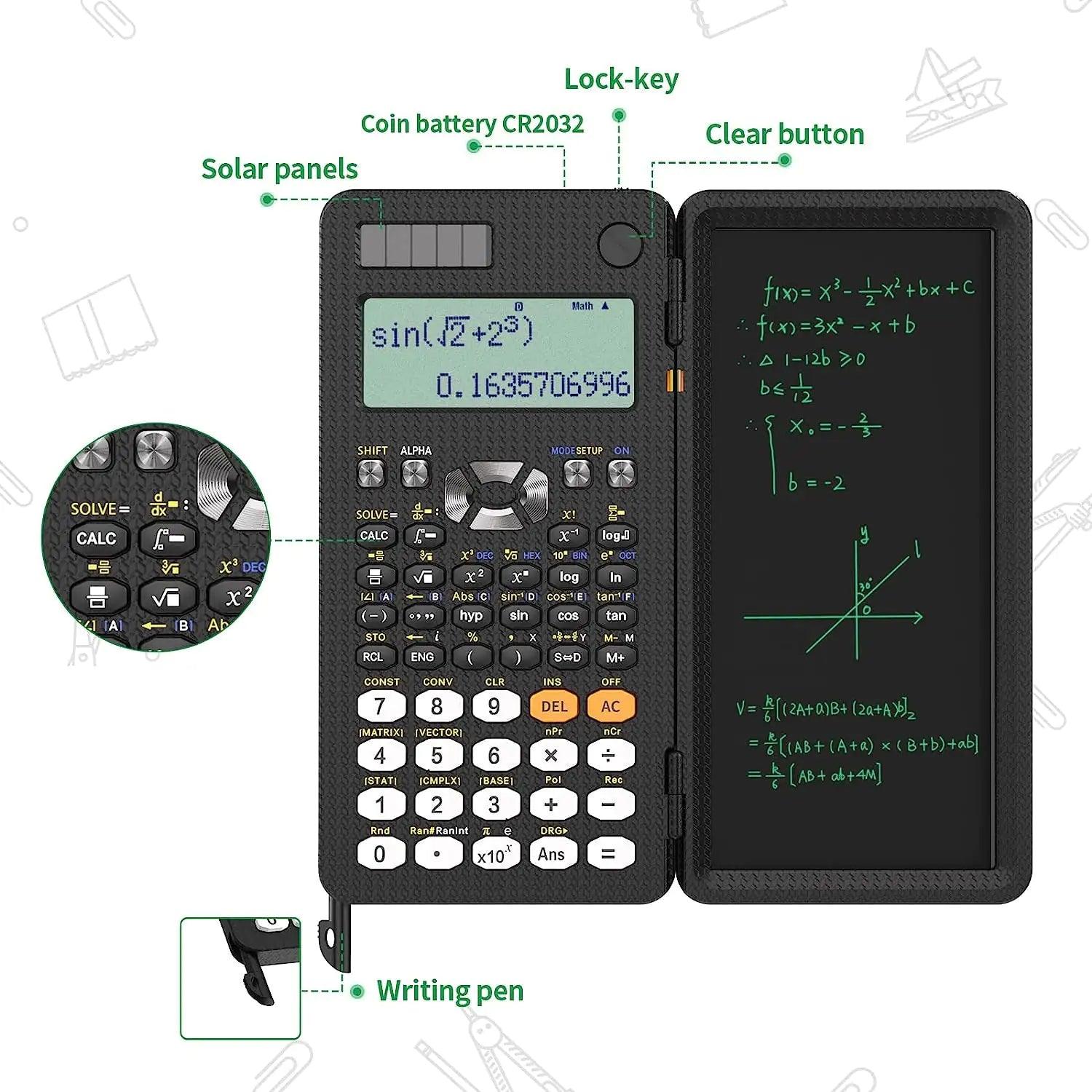 Scientific Calculator with Notepad - Emporium WRJJ