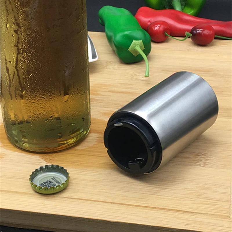 Stainless Steel Automatic Bottle Opener - Emporium WRJJ