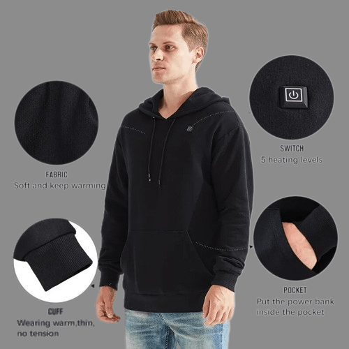 USB Heating Hoodies - Emporium WRJJ