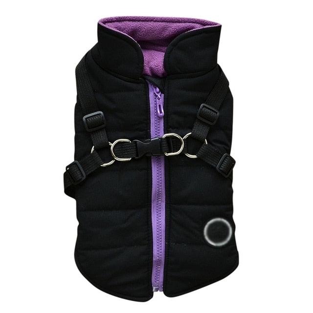 Waterproof Pet Coat With Harness - Emporium WRJJ