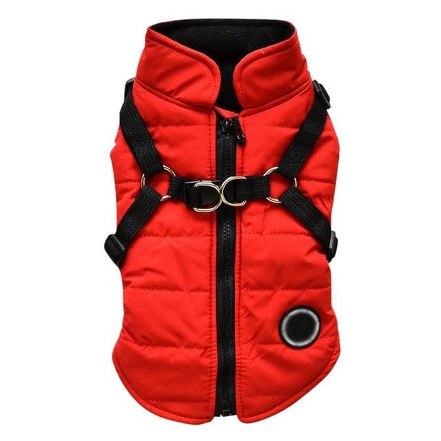 Waterproof Pet Coat With Harness - Emporium WRJJ