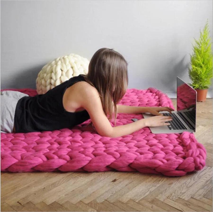 Zen Weighted Knitted Blanket - Emporium WRJJ